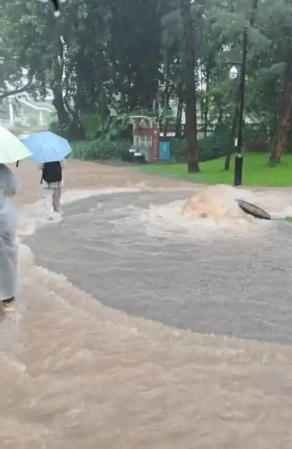 暴雨淹没深圳千座公园，王者峡谷却开启“水战”新版本！